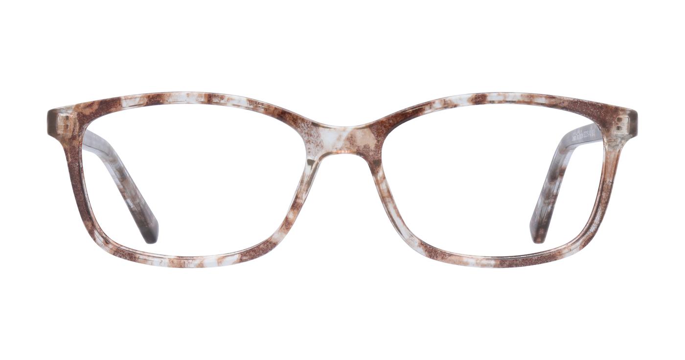 Glasses Direct Dakari  - Tan Mottle - Distance, Basic Lenses, No Tints
