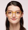 Miele Persol PO3318V Round Glasses - Modelled by a female