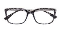 Grey Havana Aspire Delores Rectangle Glasses - Flat-lay