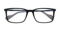 Black/Navy Ben Sherman Chester Rectangle Glasses - Flat-lay
