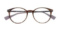 Brown Horn Ben Sherman Fitzroy Round Glasses - Flat-lay