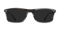 Dark Grey Ben Sherman Newgate Rectangle Glasses - Sun