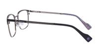 Matte Black/Gunmetal Ben Sherman Norton Rectangle Glasses - Side