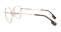 Light Gold Burberry BE1376 Round Glasses - Side
