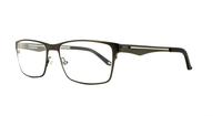 Matt Gunmetal Carrera CA7584 Rectangle Glasses - Angle
