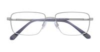 Matte Gunmetal Black CAT 3006 Rectangle Glasses - Flat-lay