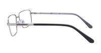 Matte Gunmetal Black CAT 3006 Rectangle Glasses - Side