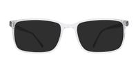 Crystal / Grey Horn CAT 3530 Rectangle Glasses - Sun