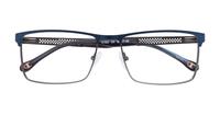 Navy Champion CU1022 Rectangle Glasses - Flat-lay