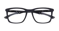 Matte Black Champion CULIT300 Square Glasses - Flat-lay