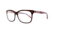 Brown Cosmopolitan C201 Square Glasses - Angle