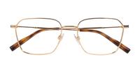 Gold Dolce & Gabbana DG1350 Oval Glasses - Flat-lay