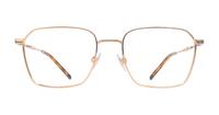 Gold Dolce & Gabbana DG1350 Oval Glasses - Front