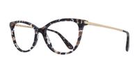 Black/Gold Dolce & Gabbana DG3258 Cat-eye Glasses - Angle