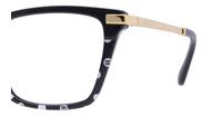 Black / Pois Dolce & Gabbana DG3345 Rectangle Glasses - Detail