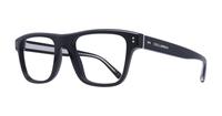 Black Dolce & Gabbana DG3362-51 Square Glasses - Angle