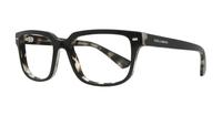Black On Grey Havana Dolce & Gabbana DG3380 Square Glasses - Angle
