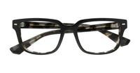 Black On Grey Havana Dolce & Gabbana DG3380 Square Glasses - Flat-lay
