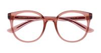 Transparent Pink Dolce & Gabbana DG5083 Round Glasses - Flat-lay