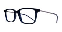 Transparent Blue Dolce & Gabbana DG5099 Rectangle Glasses - Angle