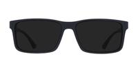 Black Emporio Armani EA3038-56 Rectangle Glasses - Sun