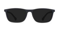 Matte Black Emporio Armani EA3069 Rectangle Glasses - Sun