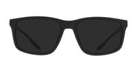 Matte Black Emporio Armani EA3209U Square Glasses - Sun