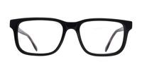 Black Emporio Armani EA3218 Rectangle Glasses - Front