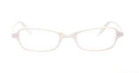 Lilac Ghost Butterfly Oval Glasses - Front