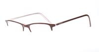 Brown Ghost Hyacinth Oval Glasses - Angle