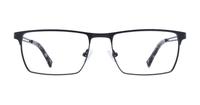 Matte Black Glasses Direct Abraham Square Glasses - Front