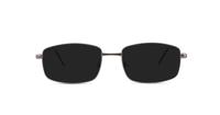 Gunmetal Glasses Direct Alfred Rectangle Glasses - Sun
