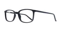 Shiny Black Glasses Direct Ashlyn Rectangle Glasses - Angle