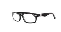Black Glasses Direct Ashton Rectangle Glasses - Angle