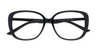 Shiny Black Glasses Direct Becca Square Glasses - Flat-lay