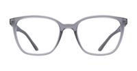 Matte Grey Glasses Direct Bentley Square Glasses - Front