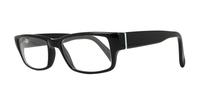 Black Glasses Direct Billie Rectangle Glasses - Angle