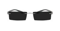 Slv/Blk/Brn Glasses Direct Caravelli 104 Rectangle Glasses - Sun