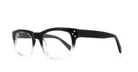 Black Glasses Direct Christopher Oval Glasses - Angle
