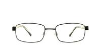 Black Glasses Direct Cliveden Rectangle Glasses - Front