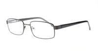 Gunmetal Glasses Direct Cliveden Rectangle Glasses - Angle