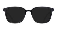 Shiny Black Glasses Direct Cooper Rectangle Glasses - Sun