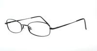 Black Glasses Direct Cushy Oval Glasses - Angle