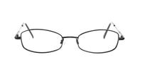 Black Glasses Direct Cushy Oval Glasses - Front