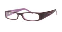 Purple Glasses Direct Daiquiri Wings Rectangle Glasses - Angle