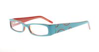 Light Blue Glasses Direct Daiquiri-1 Rectangle Glasses - Angle