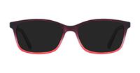 Matte Brown/Pink Glasses Direct Dakari Oval Glasses - Sun