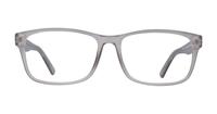 Matte Crystal/Grey Glasses Direct Dario Rectangle Glasses - Front