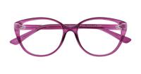 Shiny Purple Glasses Direct Dawn Cat-eye Glasses - Flat-lay