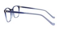 Shiny Gradient Blue Glasses Direct Donnie Round Glasses - Side